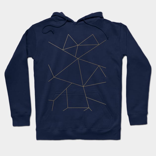 Golden Crystal Web Pattern Hoodie by Tobe_Fonseca